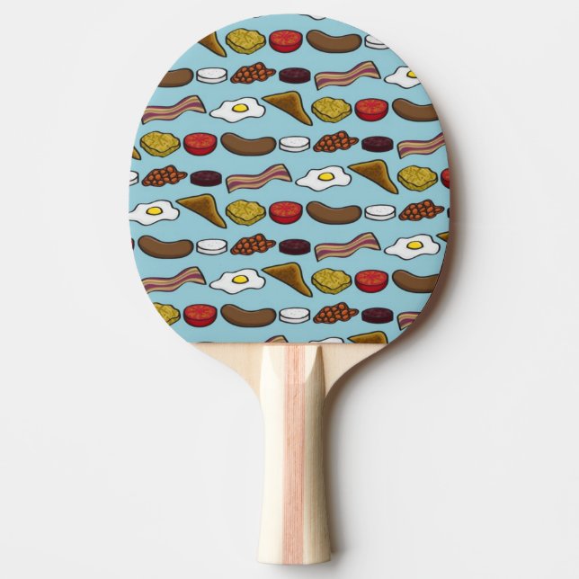 Stekt frukost pingisracket (Framsidan)