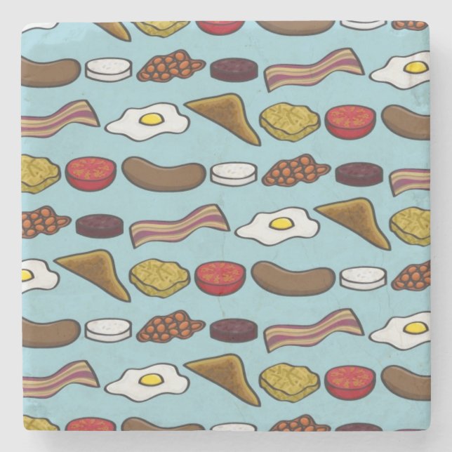 Stekt frukost underlägg sten (Framsidan)