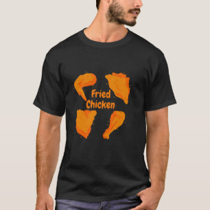 Stekt kyckling set ben lår vinge Rolig Kyckling Kä T Shirt