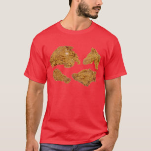 stekt kycklingskjorta tee shirt