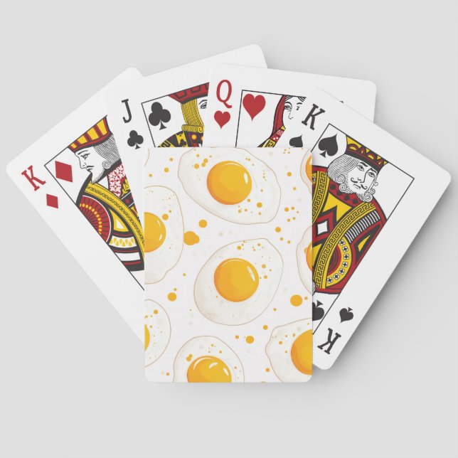 Stekta ägg  casinokort (Baksidan)