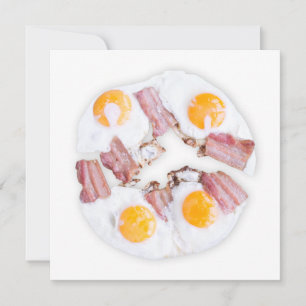 Stekta ägg med bacon