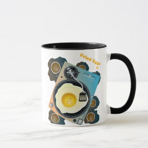 Stekte ägg mugg