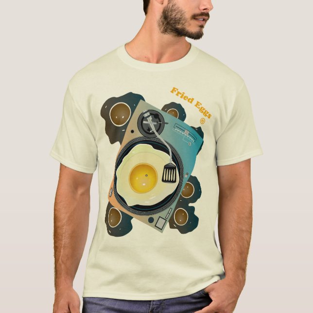 Stekte ägg t-shirt (Framsida)