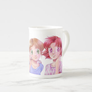 Stela och Sabrina från min ursprungliga manga Benporslin Mugg