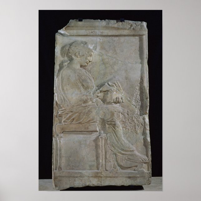 Stele of Philis, dotter till Cleomenes Poster (Framsidan)