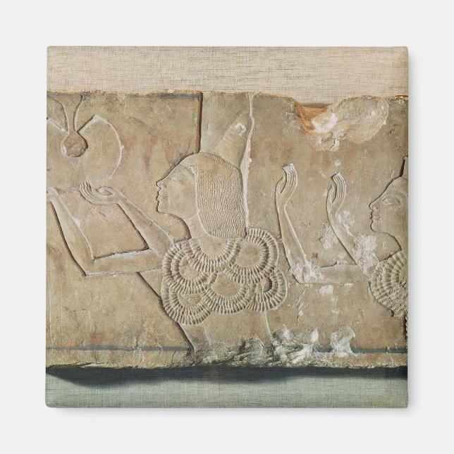 Stele som skildrar Ay och hans fru Teye Magnet (Framsidan)