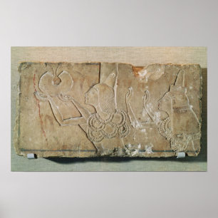 Stele som skildrar Ay och hans fru Teye Poster