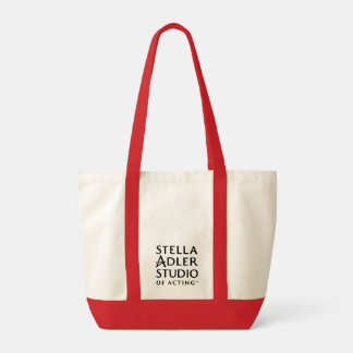 Stella Adler Studio Staplad Logotyp Tote Bag Tygkasse