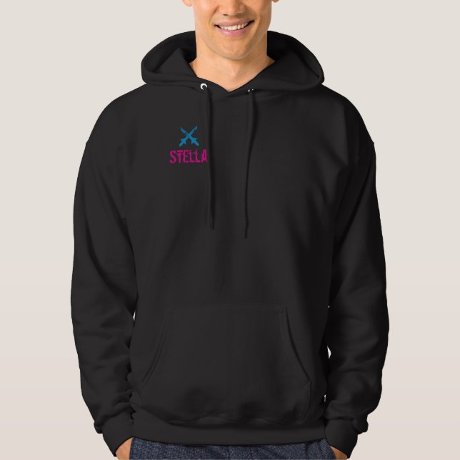 Stella anpassningsbar T-Shirt Hoodie (Framsida)