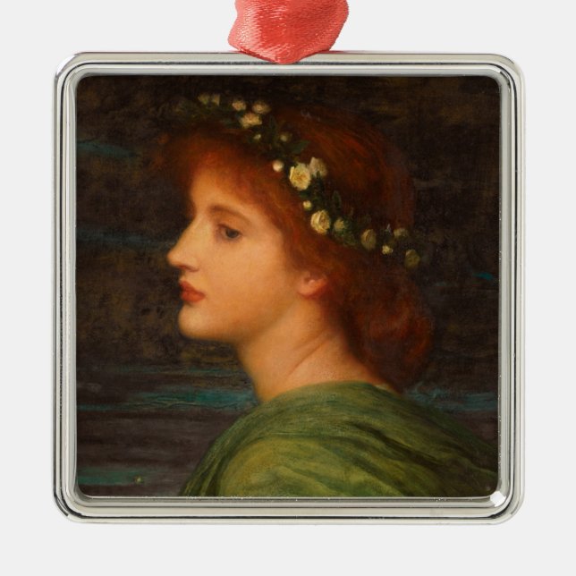 Stella (av Frank Dicksee) Julgransprydnad Metall (Framsidan)