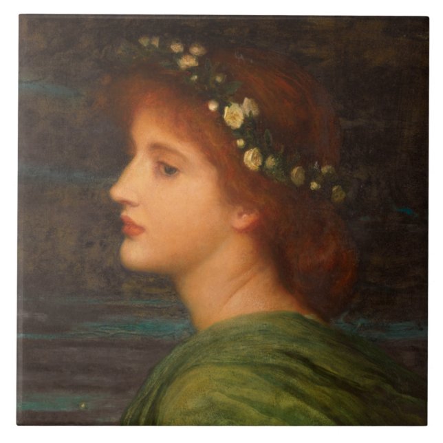 Stella (av Frank Dicksee) Kakelplatta (Framsidan)