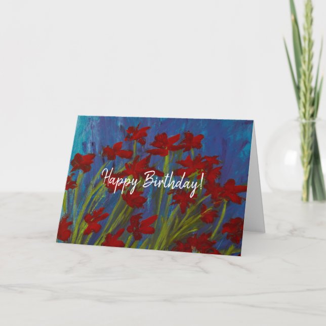 Stella Birthday Blank Card Tack Kort (Framsida)