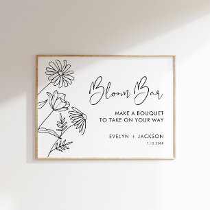 STELLA Bloom Pub, Flower Pub, DIY Bouquet Poster