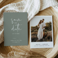 STELLA Boho Sage Photo Save Date