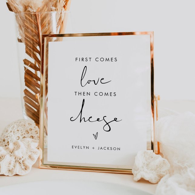 STELLA Bröllop Cheese Bord Sign, Cheese Älskare Poster (Skapare uppladdad)