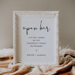 STELLA Funny Open Pub Bröllop Sign Poster<br><div class="desc">Upptäck vår Stella Collection-allyr, som är noggrant utformad för att infektera din babydusch med en luft av modern minimalism och en aning edgy sofistikering. Designad för att sömlöst blanda bohemisk charm med tidlös elegans, garanterar denna mångsidiga samling att upphöja estetiken i vilken stil babydusch som helst och förvandla firande till...</div>