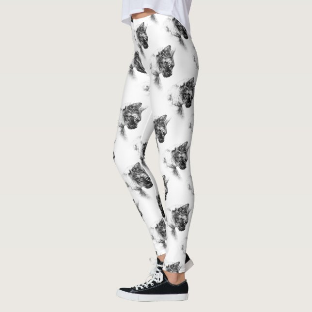 Stella Grått Cat Leggings (Vänster)