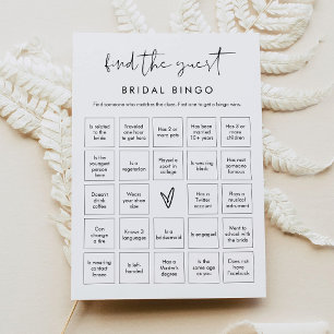 STELLA Hitta Möhippan Gäst Bingo Game Inbjudningar