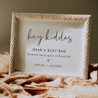 STELLA Kids Busy Bag Bröllop Sign