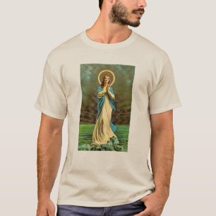 Stella Maris Vår Dam-stjärna i havet T Shirt