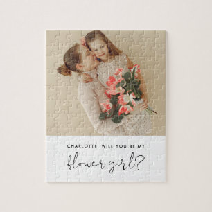 STELLA Minimal Photo Flower Girl Frieri Pussel