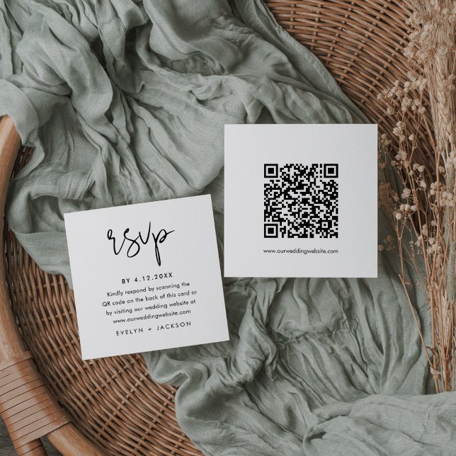 STELLA-minimalistisk OSA kort, QR-kodinfogning Tilläggskort (Skapare uppladdad)
