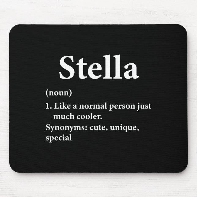 Stella Name Definition Funny D  Musmatta (Framsidan)