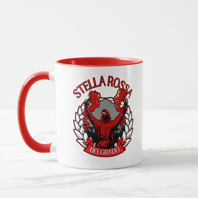 Stella Rossa Belgrado ULTRAS  Mugg (Vänster)