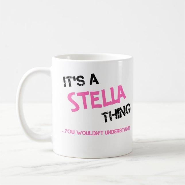 Stella sak skulle du inte förstå namn kaffemugg (Vänster)