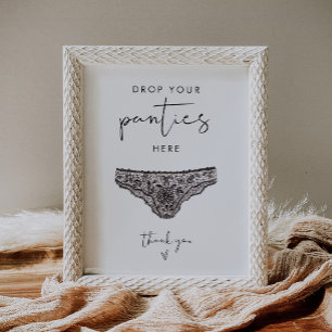 STELLA Släpp dina trosor Bachelorette-spelsignatur Poster