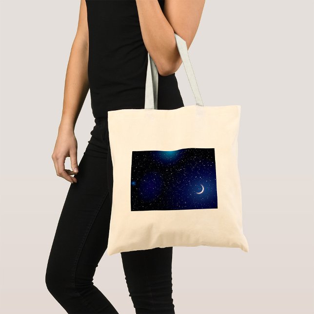 Stella Space liggande Tote Bag Tygkasse (Skapare uppladdad)