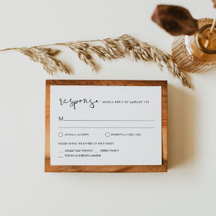 STELLA-svarskort för Bröllop OSA Kort