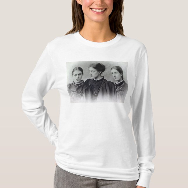 Stella, Vanessa och Virginia Stephen, c.1896 Tee Shirt (Framsida)