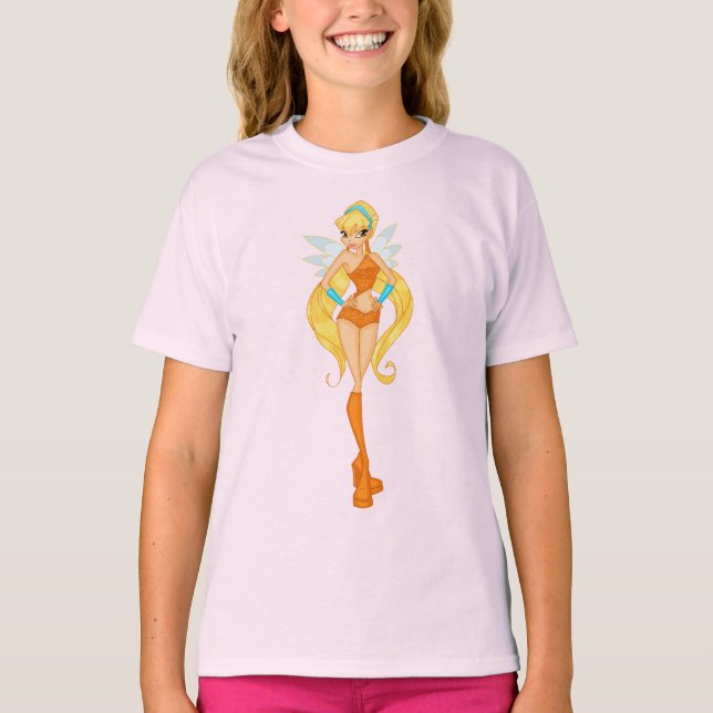Stella Winx Fairy T-Shirt - Sunshine Stil för Fas (Framsida)