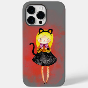 Stellalunarts Cute Girl Halloween Cat