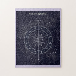 Stellar Align Monochrome Art Jigsaw Puzzle ジグソーパズル Pussel
