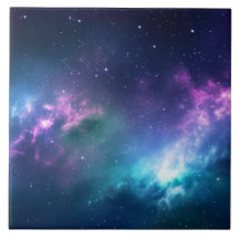 Stellär belysning: Nebula med glidande stjärnor
