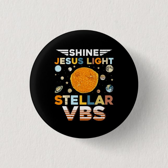 Stellar Bible School VBS Shine Jesus Light Christi Knapp (Framsida)