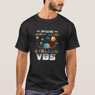 Stellar Bible School VBS Shine Jesus Light Christi T Shirt