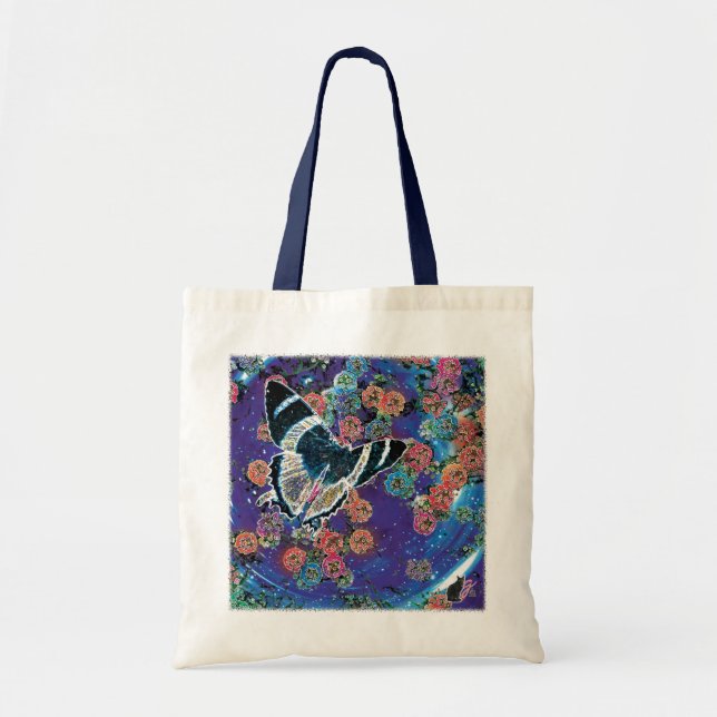 Stellar Blooms Tote Tygkasse (Framsidan)