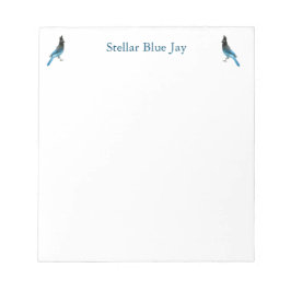 Stellar Blue Jay anteckningsblock