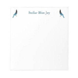 Stellar Blue Jay anteckningsblock