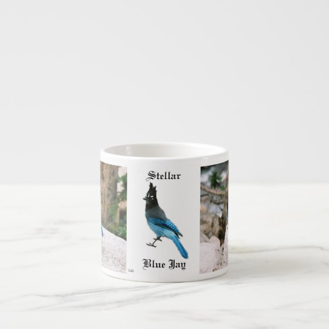 Stellar Blue Jay espresso mugg Espressomugg (Framsidan)