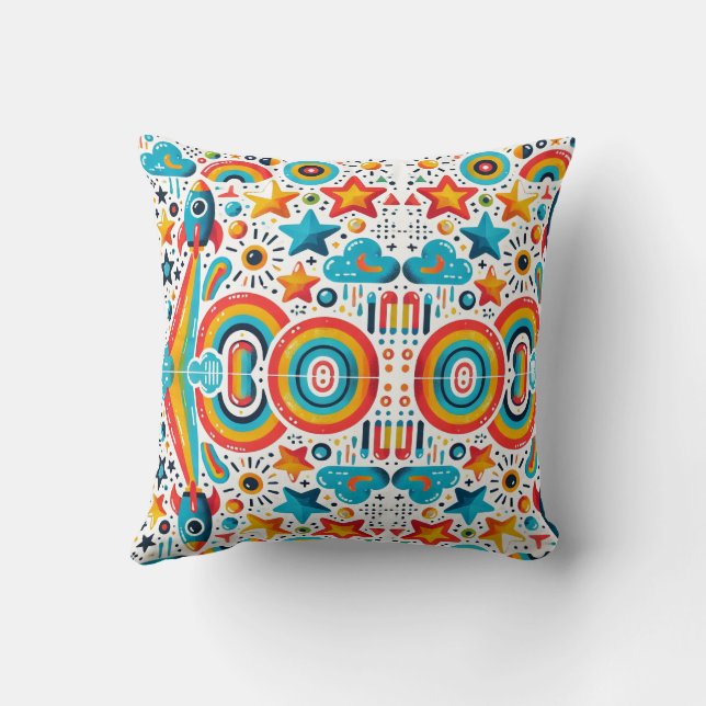 "Stellar Dreams" Decorative Pillow Kudde (Baksida)