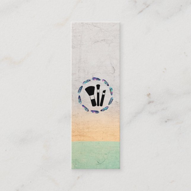 Stellar Feather | Makeup Kit Mini Visitkort (Framsida)