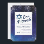 Stellar Night Pub Mitzvah Inbjudan<br><div class="desc">Ett trendig Pub Mitzvah-inbjudan till din sons firande. David Star kan dras till vilken plats som helst, göras större eller mindre ( -) eller elimineras. (Freevector.com). (Design av Freepik.com). ()Kortet är enkelt att anpassa med din ordalydelse, ditt teckensnitt och ditt teckensnitt i färg.() Inte exakt vad du tittar för? Alla...</div>