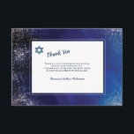 Stellar Night Pub Mitzvah - tackkort Inbjudningar<br><div class="desc">Ett trendig Pub Mitzvah tackar dig för din sons firande. David Star kan dras till vilken plats som helst, göras större eller mindre ( -) eller elimineras. (Freevector.com). (Design av Freepik.com). ()Kortet är enkelt att anpassa med din ordalydelse, ditt teckensnitt och ditt teckensnitt i färg.() Inte exakt vad du tittar...</div>