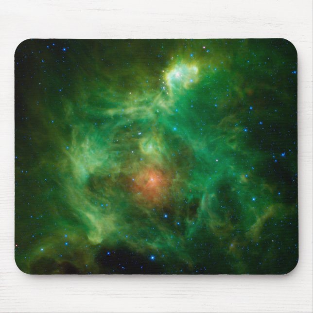 Stellar Nursery i Grönt Mousepad Musmatta (Framsidan)