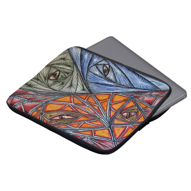 Stellär paradox laptop fodral (Framsida topp)
